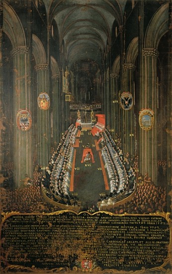 Closing session of the Council of Trent in 1563 a Niccolo Dorigati