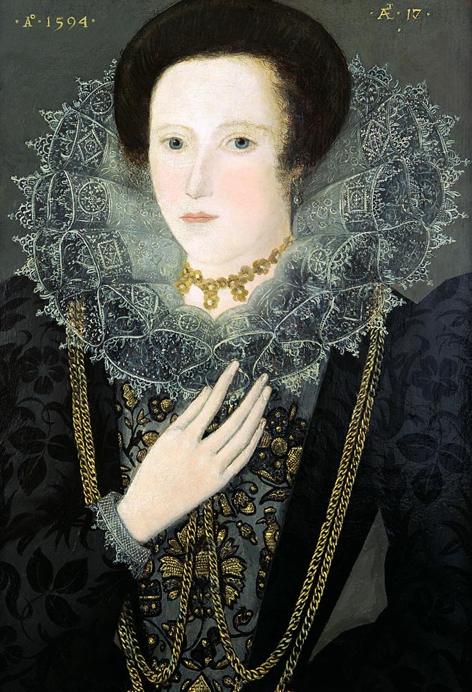 Jane Huddleston (b.1577) at the age of 17 a Nicholas Hilliard
