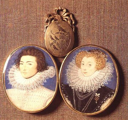 John Croker and his wife Frances a Nicholas Hilliard