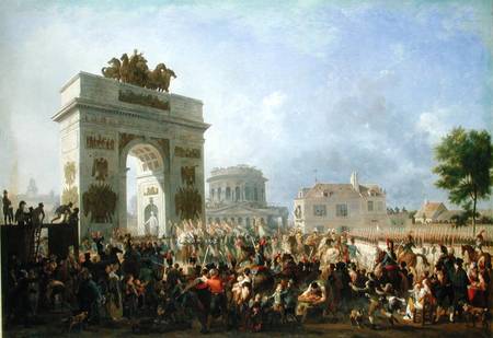 Entry of the Imperial Guard into Paris at the Barriere de Pantin, 25th November 1807 a Nicolas Antoine Taunay