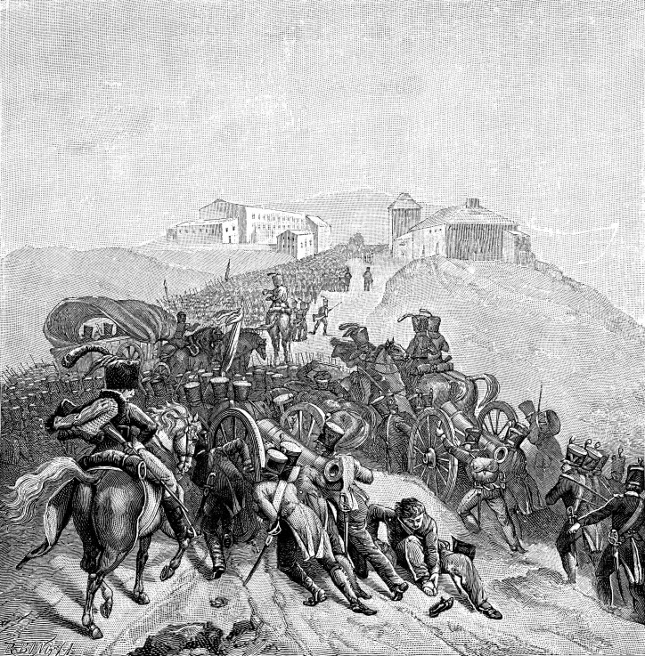 The French Army Crossing the Sierra de Guadarrama on December 1808 a Nicolas Antoine Taunay