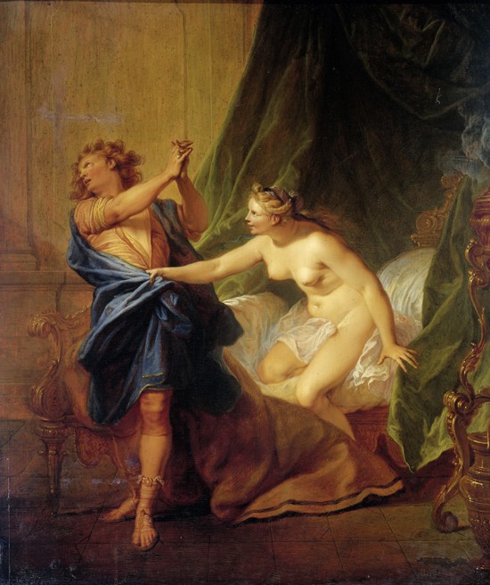 Joseph and Potiphar's Wife a Nicolas Bertin