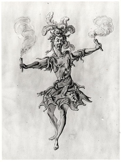 Costume design for the ballet ''Medusa'' a Nicolas Boquet