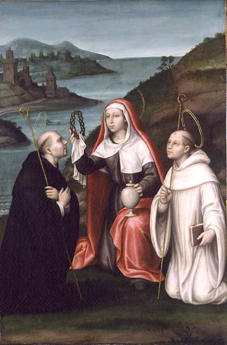 St. Mary Magdalene with St. Dominic and St. Bernard a Nicolas Borras