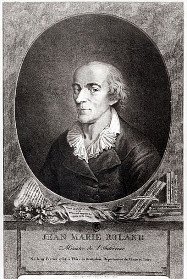 Jean Marie Roland de La Platiere (1734-93) a Nicolas Colibert