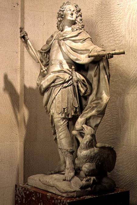 Louis XV of France (1710-74) as Jupiter a Nicolas Coustou