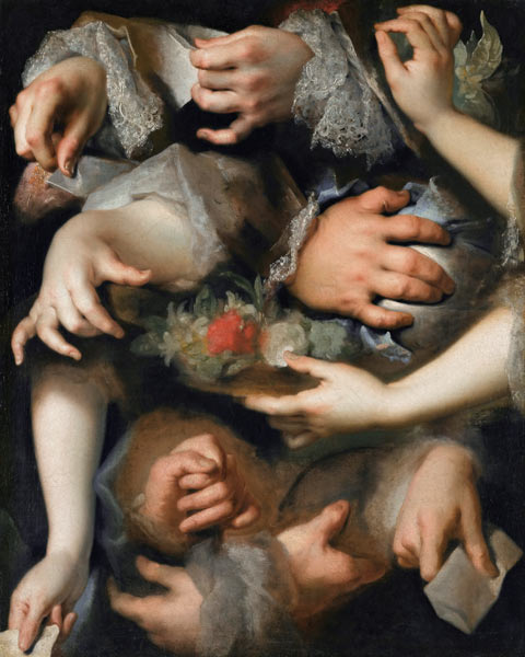 Study of Hands a Nicolas de Largillière