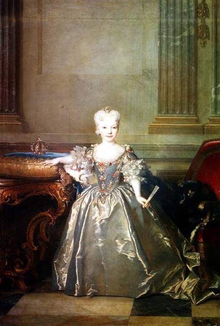 Infanta Maria Anna Victoria de Bourbon a Nicolas de Largilliere