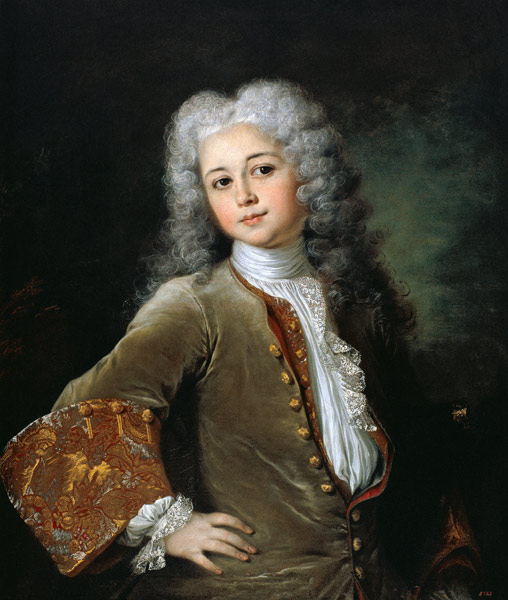 Portrait of a Young Man with a Wig a Nicolas de Largillière