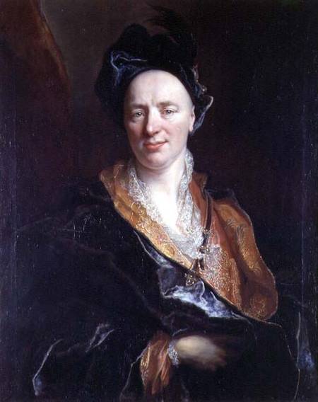 Portrait of Jean Baptiste Rousseau (1671-1741) a Nicolas de Largilliere