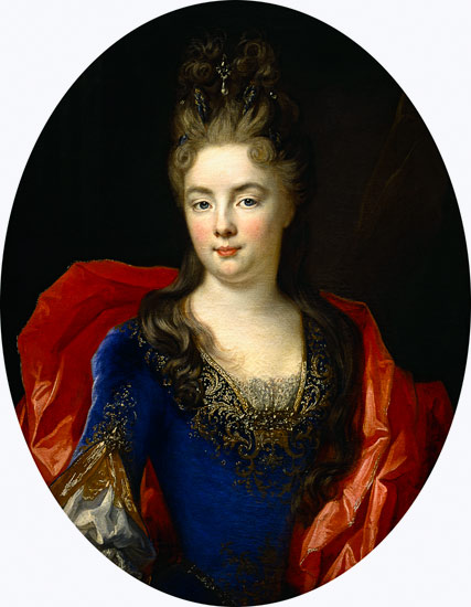 Portrait of Anne-Genevieve of Levis-Ventadour, Princess of Rohan a Nicolas de Largilliere