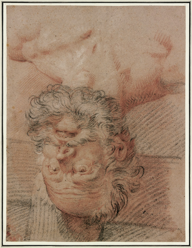 Kopf des Petrus aus Rubens Kreuzigung Petri a Nicolas Guibal