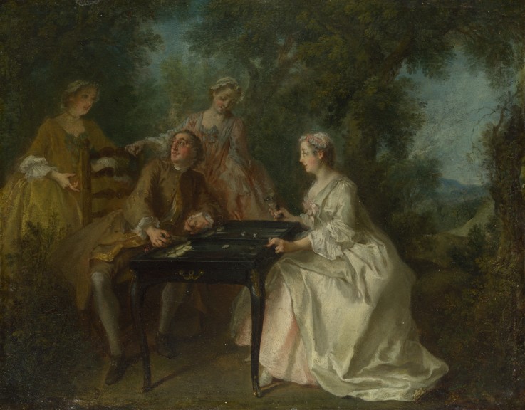 The Four Times of Day: Afternoon a Nicolas Lancret