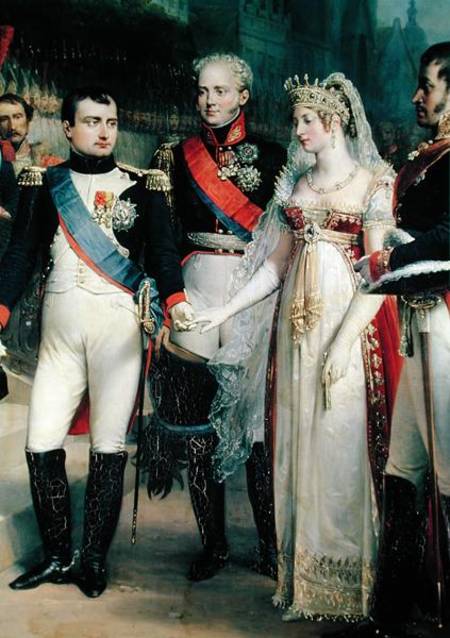 Napoleon Bonaparte (1769-1821) Receiving Queen Louisa of Prussia (1776-1810) at Tilsit, 6th July 180 a Nicolas Louis Francois Gosse