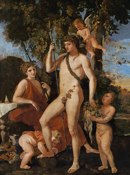 Bacchus / Dionysus a Nicolas Poussin