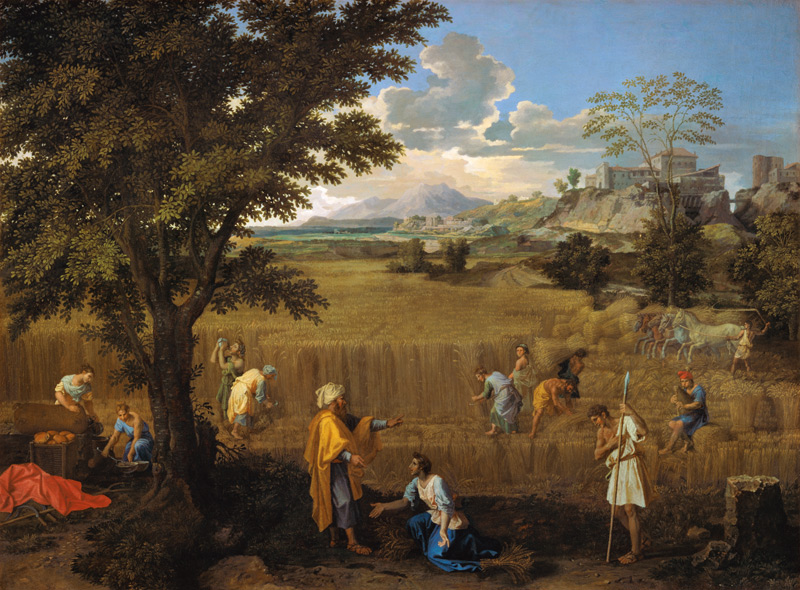 The summer (or: Ruth and Boos) a Nicolas Poussin