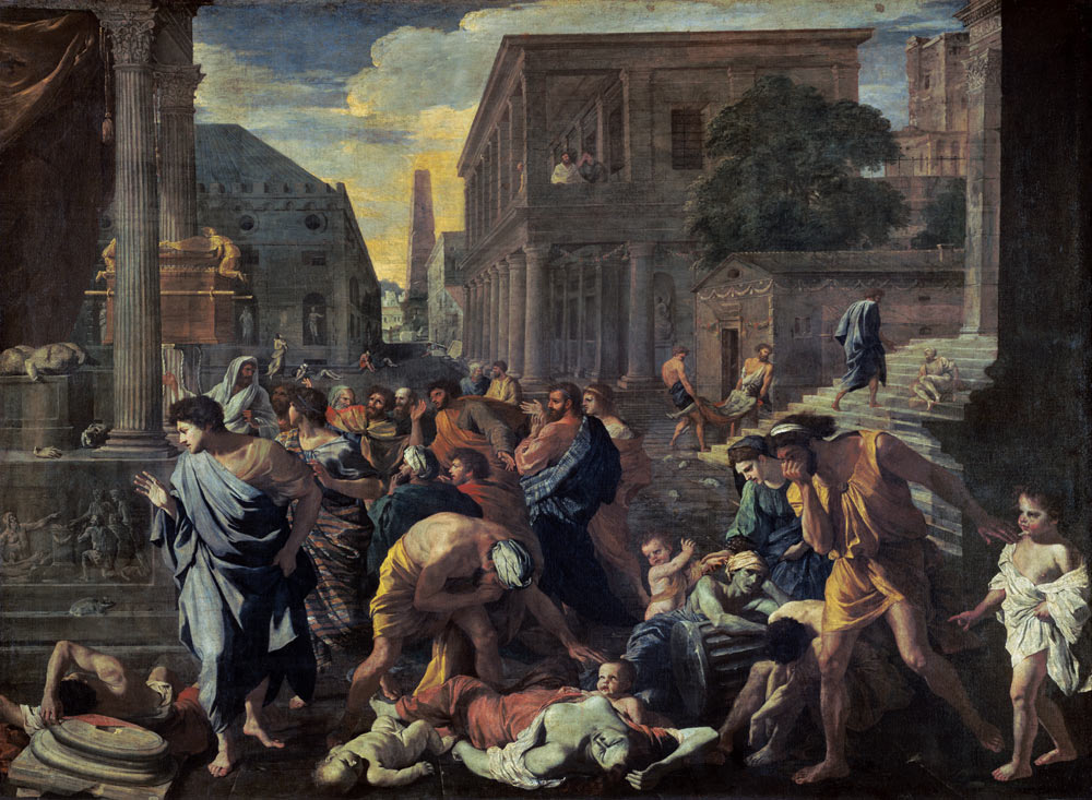 The plague of Asdot. a Nicolas Poussin