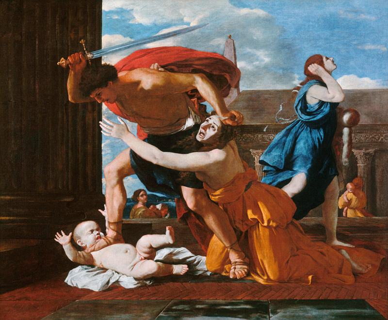 The Massacre of the Innocents a Nicolas Poussin