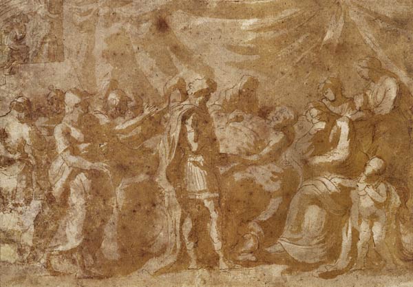 Study for the Death of Germanicus a Nicolas Poussin