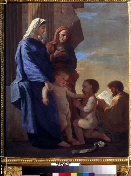 The Holy Family a Nicolas Poussin
