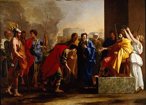 The major part courage of the Scipio. a Nicolas Poussin