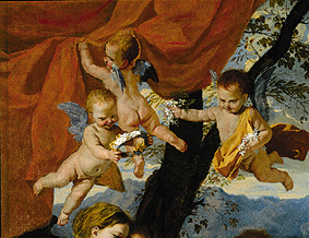 From angels part this one hallows family for group a Nicolas Poussin