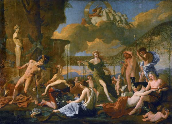 The empire of the flora a Nicolas Poussin