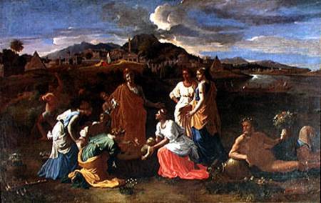 Moses Rescued from the Water a Nicolas Poussin