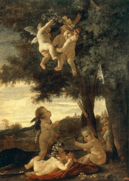 N.Poussin / Cupids and Genii / 1630 a Nicolas Poussin