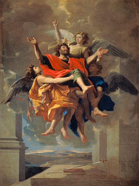 The ecstasy of Saint Paul a Nicolas Poussin