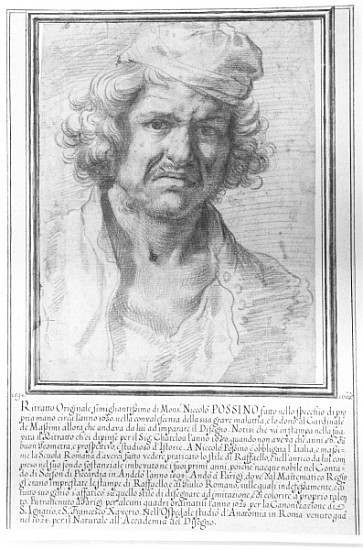 Self Portrait a Nicolas Poussin