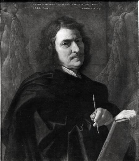 Self Portrait a Nicolas Poussin