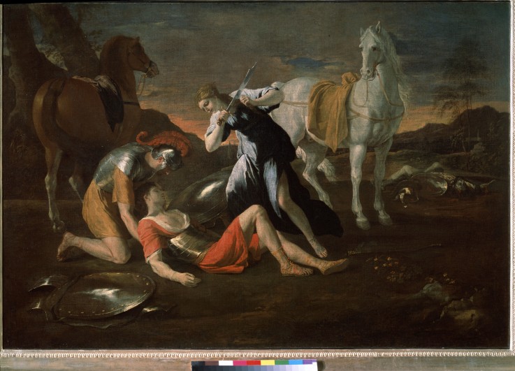 Tancred and Erminia a Nicolas Poussin