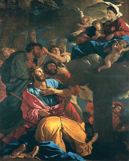 The Apparition of the Virgin the St. James the Great, c.1629-30 a Nicolas Poussin