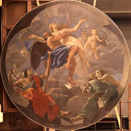 Truth Stolen Away by Time Beyond the Reach of Envy and Discord a Nicolas Poussin