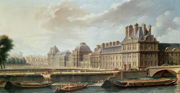 The Palace and Garden of the Tuileries a Nicolas Raguenet