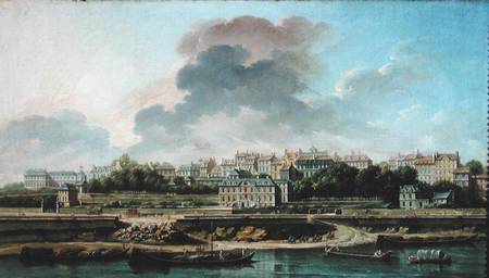 The Quay and Village of Passy in 1757 a Nicolas Raguenet