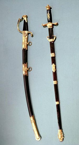 Commemorative sword given Napoleon Bonaparte for helping him with his successful coup d''etat at Sai a Nicolas Noel Boutet