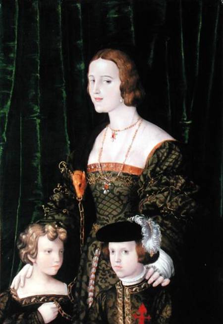 Joanna the Mad of Castille (1479-1555) and his sister a Nicolaus Alexander Mair von Landshut