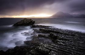 Sunset at Elgol Beach