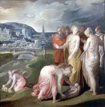 The Finding of Moses a Nicolo dell' Abate