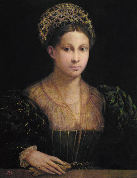 The Lady with the Green Turban a Nicolo dell' Abate
