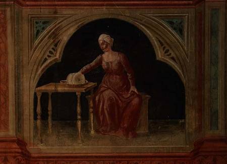 Lady in Waiting, after Giotto a Nicolo & Stefano da Ferrara Miretto