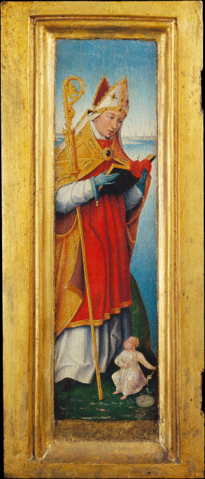 St Augustine a Niederländischer oder niederrheinischer Meister um 1510