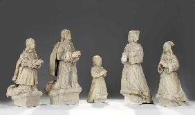 Fünf Figuren aus dem Epitaph Werner von Medings aus St