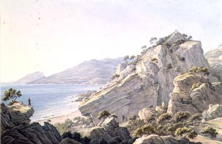 View of the Crimean coast near Oreanda a Nikanor Grigor'evich Chernetsov