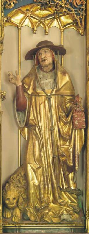 Isenheimer Altar, Detail: Der heilige Hieronymus. a Niklaus von Hagenau
