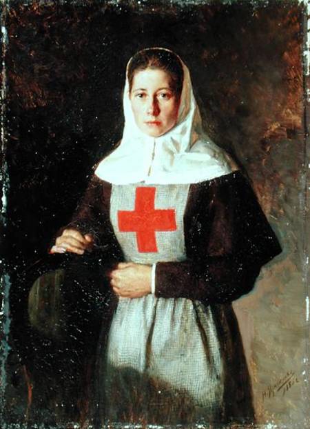 A Nurse a Nikolai Aleksandrovich Yaroshenko
