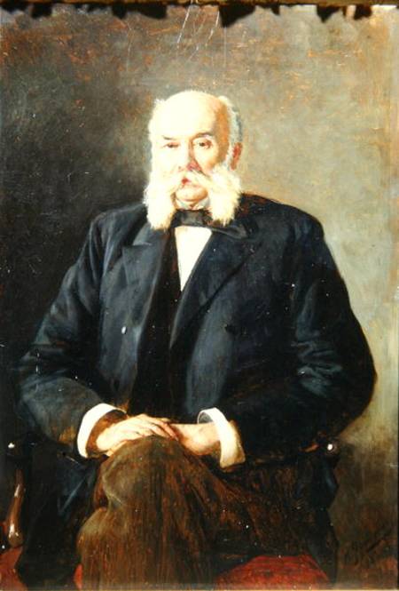 Portrait of Ivan Gontcharov a Nikolai Aleksandrovich Yaroshenko
