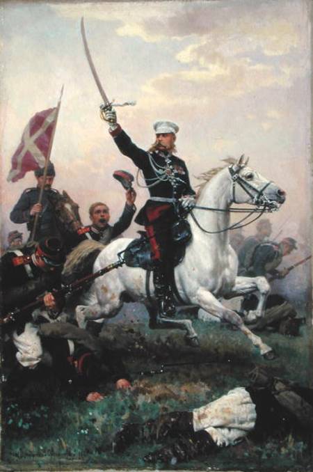 General M.D. Skobelev (1843-82) in the Russian-Turkish War a Nikolai Dmitrievich Dmitriev-Orenburgsky